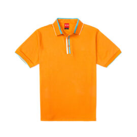 Custom Quicky Dry Pique Polo shirts with flat Knit Collar