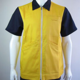 Custom Short Sleeve Zipper up Workwear uniforms